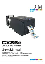 Preview for 1 page of DTM Print CX86e User Manual