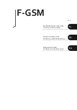 DTM System F-GSM Installation And Operating Manual preview