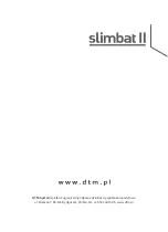 Preview for 28 page of DTM System SLIMBAT II User Manual