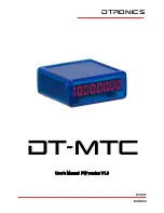 DTronics DT-MTC User Manual preview