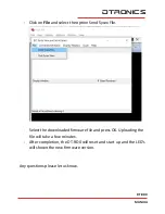 Preview for 11 page of DTronics DT-RDX Firmware Update Manual