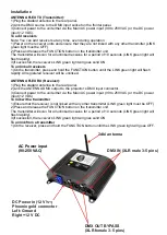 Предварительный просмотр 6 страницы DTS ANTENNA DMX FLEX TRX User Manual