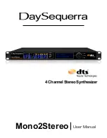 DTS DaySequerra Mono2Stereo User Manual preview