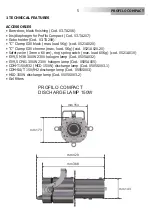 Preview for 5 page of DTS Discharge Lamp 35-70-150W User Manual