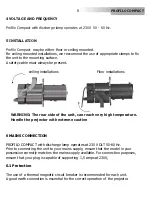 Preview for 8 page of DTS Discharge Lamp 35-70-150W User Manual