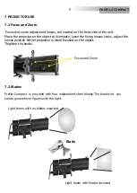 Preview for 9 page of DTS Discharge Lamp 35-70-150W User Manual