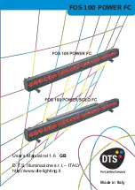 DTS FOS 100 POWER FC User Manual preview