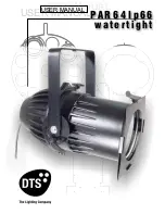 Preview for 1 page of DTS PAR64Ip66 watertight User Manual