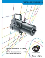 DTS SCENA COMPACT LED 50 User Manual preview