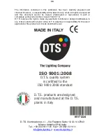 Preview for 16 page of DTS SCENA COMPACT LED 50 User Manual