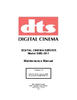 Предварительный просмотр 2 страницы DTS SMS-2K-1 Maintenance Manual