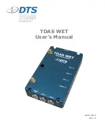 DTS TDAS WET User Manual предпросмотр