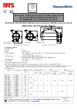 Предварительный просмотр 8 страницы DTS Thomas & Betts NT 06 Mounting And Maintenance Instructions