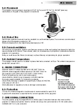 Предварительный просмотр 8 страницы DTS XR 8 Wash User Manual