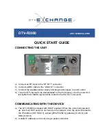 Preview for 1 page of DTV Exchange DTV-R3000 Quick Start Manual