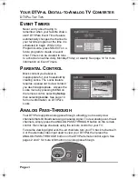 Preview for 8 page of DTVPal TV Converter Box User Manual