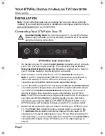 Preview for 12 page of DTVPal TV Converter Box User Manual