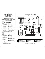 Предварительный просмотр 2 страницы Du Pont QuickTwist WFRO60X-1 Series Installation Instructions Manual