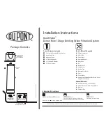 Предварительный просмотр 3 страницы Du Pont WFQT13000 Series Installation Instruction Manual