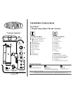 Предварительный просмотр 2 страницы Du Pont WFQT27000 Installation Instructions Manual