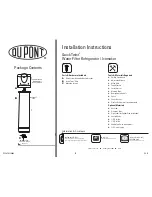 Предварительный просмотр 2 страницы Du Pont WFQTR13000 Series Installation Instructions Manual