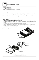 Предварительный просмотр 2 страницы Dual Electronics Corporation MXD25 Installation & Owner'S Manual