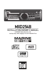 Dual Electronics Corporation MXD254B Installation & Owner'S Manual preview