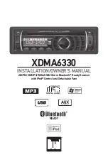 Dual Electronics Corporation XDMA6330 Installation Manual preview