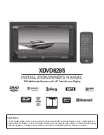 Preview for 1 page of Dual Electronics Corporation XDVD8285 Installation & Owner'S Manual