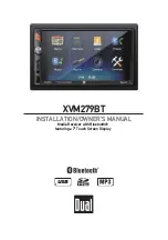 Dual Electronics Corporation XVM279BT Installation & Owner'S Manual preview