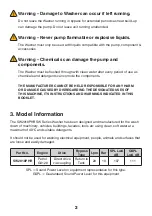 Preview for 4 page of Dual Pumps Spray Wash SW2010PHR User Manual