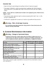 Preview for 8 page of Dual Pumps Spray Wash SW2010PHR User Manual