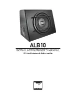 Dual ALB10 Installation & Owner'S Manual preview