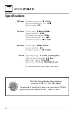 Preview for 22 page of Dual AM/FM/CD/MP3/WMA/USB/3.5mm Receiver XDM6350 Installation & Owner'S Manual