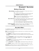 Preview for 27 page of Dual AXXERA X2DMA500 Installation & Owner'S Manual