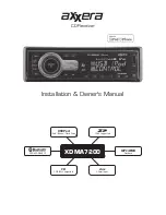 Dual AXXERA XDMA7200 Installation & Owner'S Manual предпросмотр