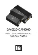 Предварительный просмотр 1 страницы Dual DA10004D Installation And Owner'S Manual