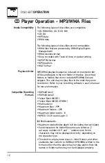 Preview for 12 page of Dual DC416BT Installation & Owner'S Manual