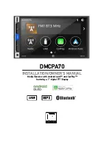 Preview for 1 page of Dual DMCPA70 Installation & Owner'S Manual