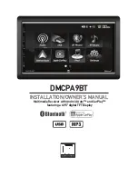 Preview for 1 page of Dual DMCPA9BT Installation & Owner'S Manual