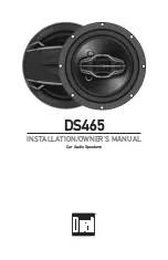 Dual DS465 Installation & Owner'S Manual preview