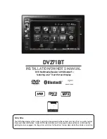 Preview for 1 page of Dual DV271BT Installation & Owner'S Manual