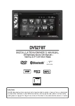 Preview for 1 page of Dual DV527BT Installation & Owner'S Manual