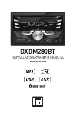 Dual DXDM280BT Installation & Owner'S Manual preview