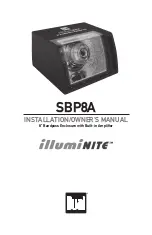 Preview for 1 page of Dual illumiNITE SBP8A Installation & Owner'S Manual