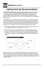 Preview for 4 page of Dual illumiNITE WDCL65 Installation & Owner'S Manual