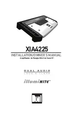 Dual illumiNITE XIA4225 (Spanish) Installation & Owner'S Manual preview