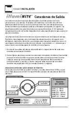 Предварительный просмотр 6 страницы Dual illumiNITE XIA4225 (Spanish) Installation & Owner'S Manual