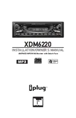 Preview for 1 page of Dual iPlug XDM6220 Installation & Owner'S Manual