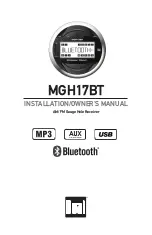 Dual MGH17BT Installation & Owner'S Manual preview